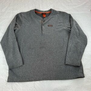 Patagonia Men's Hemp Crew Sweatshirt Size XL Grey 53365 Fleece Lined Outdoor